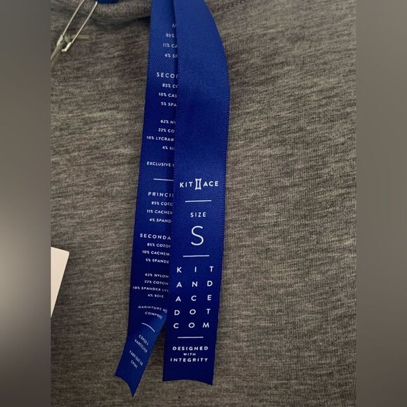 Gray and Black Kit and Ace Henley T-Shirt - Picture 6 of 6